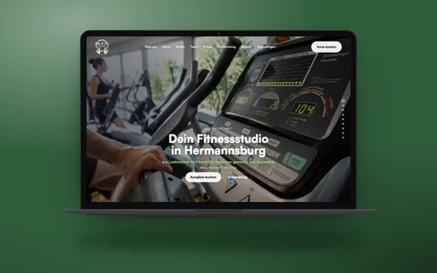 Body & Care Hermannsburg (Kundenprojekt): Website auf einem Laptop